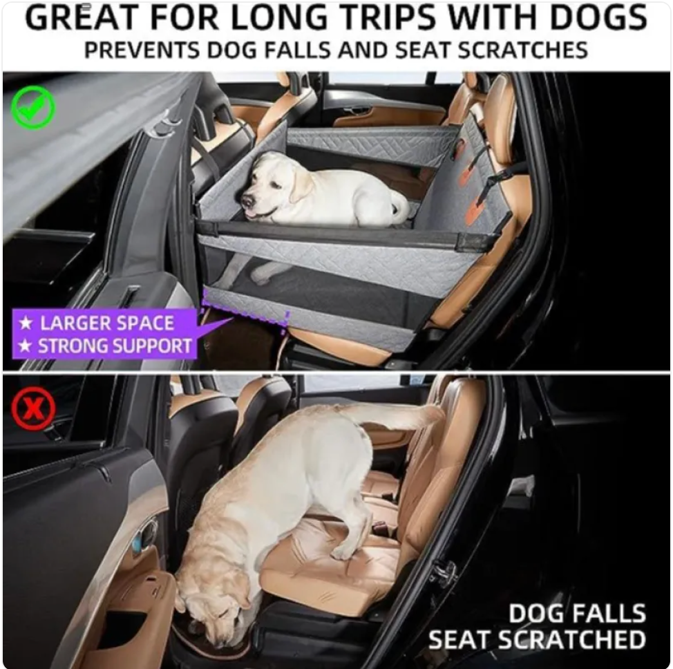 Waterproof & Dirt-Resistant Pet Bed for Car Travel