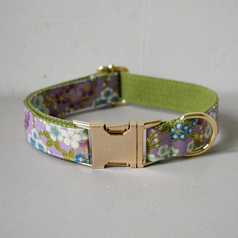 Purple Zephyr Collar and Leash Set