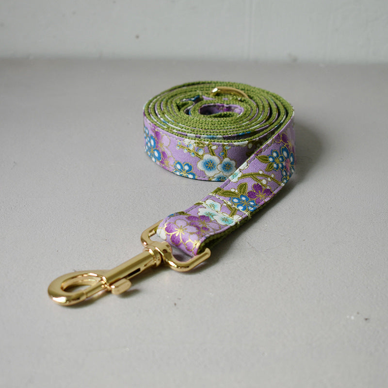 Purple Zephyr Collar and Leash Set