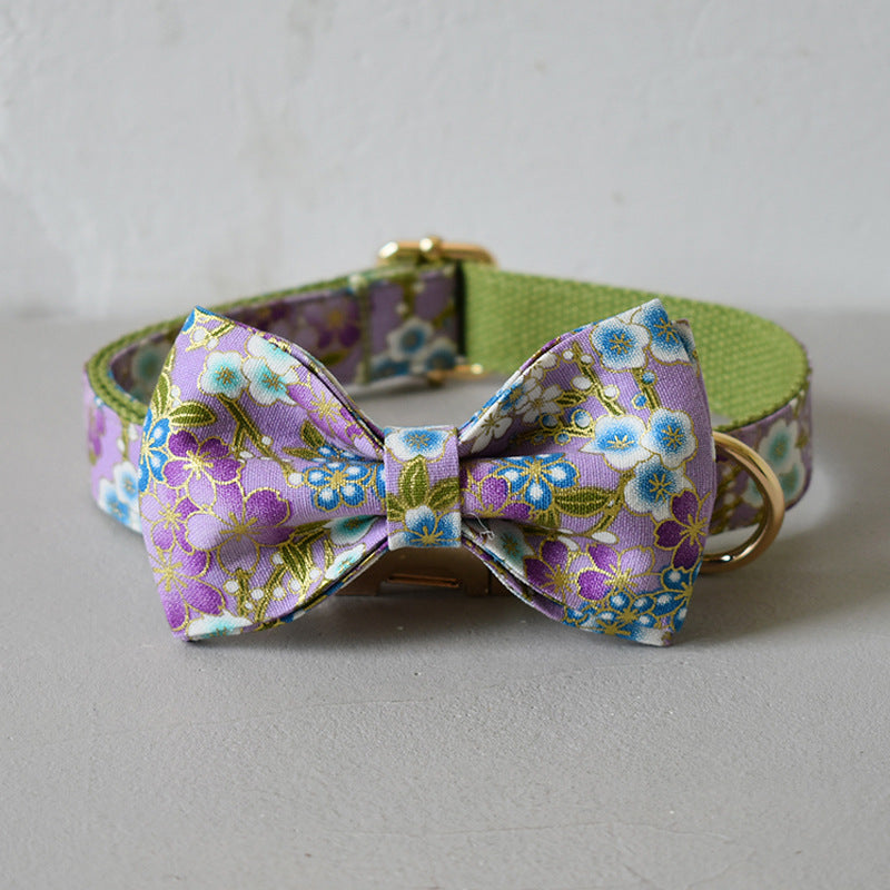 Purple Zephyr Collar and Leash Set