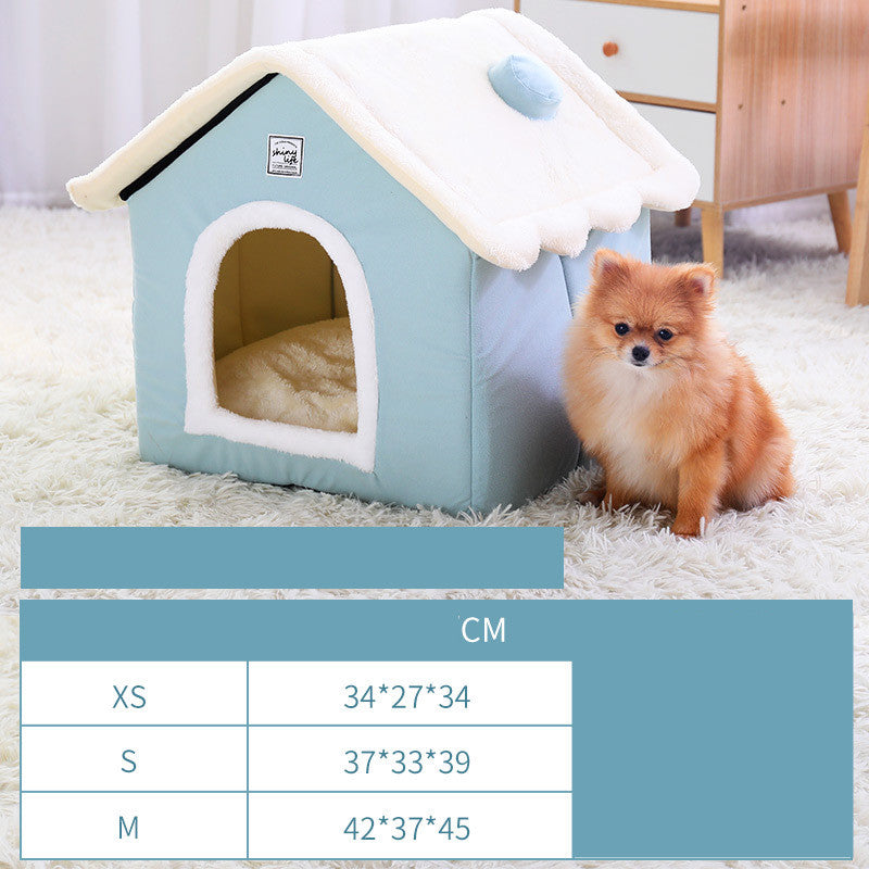 Warm Closed Catl House for Pets