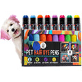 Pet Hair Dye - 8 Color Pet Safe Hair Dye Non Toxic Temporary Pet Hair Paint Pens