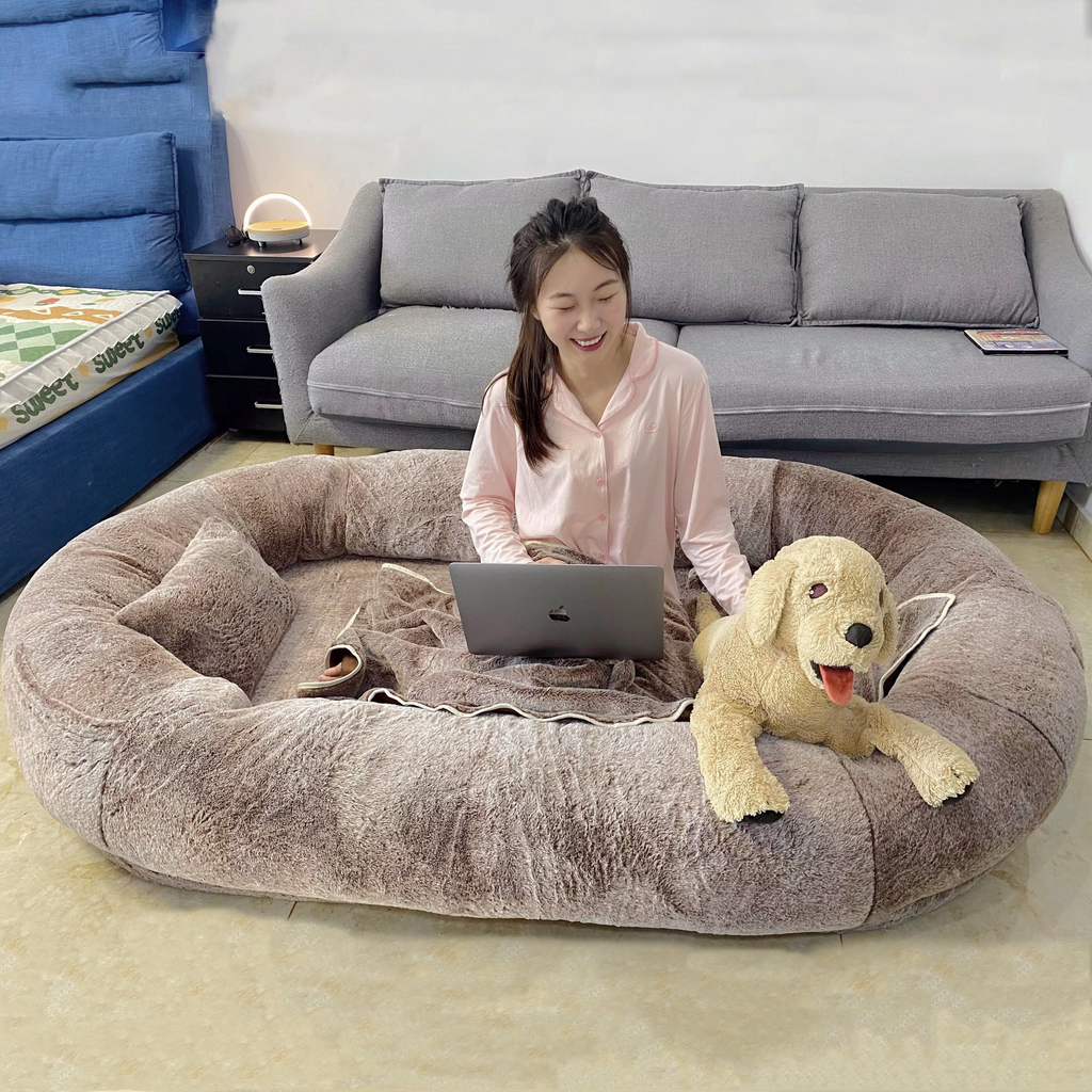 Oversized Human Pet Bed - Removable & Washable