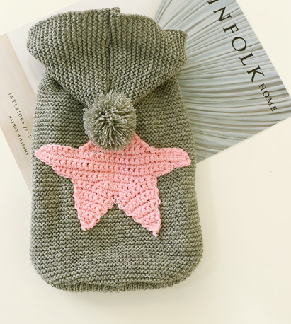 Autumn Winter Sweater for Dogs and Cats with Stars